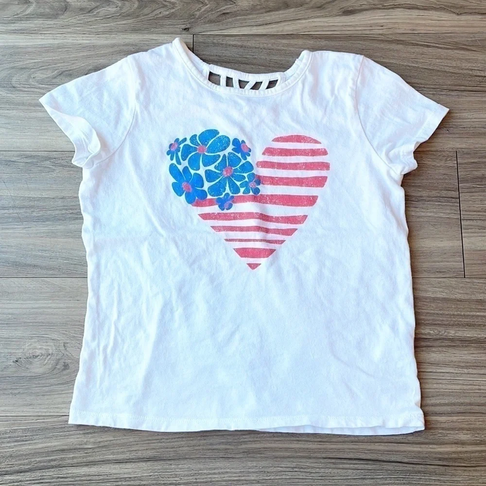 Old Navy girls graphic print top